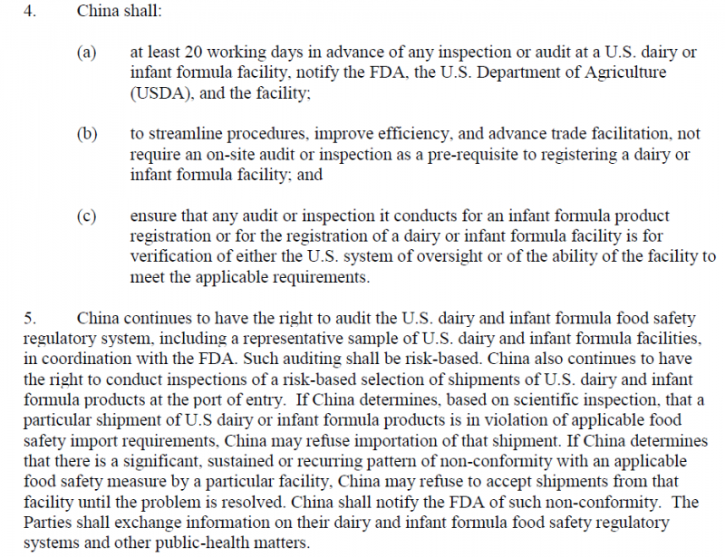 Do you recognize the impact of the Sino-US eco<em></em>nomic and trade agreement on infant formula im<em></em>ports by Global Foodmate