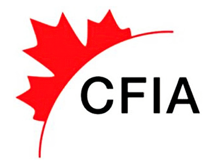 CFIA  加拿大食品检验局 Canadian Food Inspection Agency-